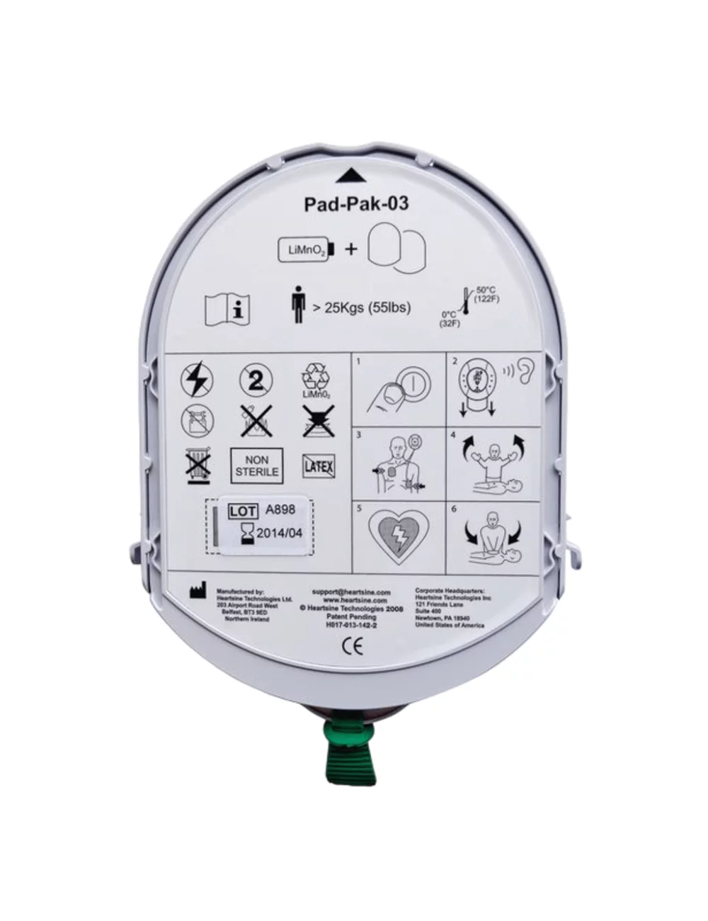 Cartucho PAD-PAK Adulto con Batería y Electrodos para Samaritan — vista adicional 1